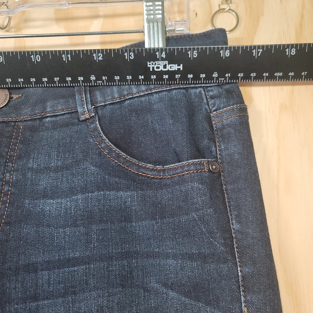 Democracy Bootcut Jeans Indigo Blue Size 10 32x31 Ab Technology Western Cowboy - Picture 10 of 10
